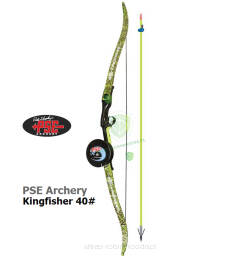 Łuk PSE KingFisher RH 56" siła 40# łuk na ryby - zestaw PSE kingfisher czarno-zielony na ryby