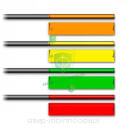 Oklejki strzał - SOCX FLUOR 8mm wrapy