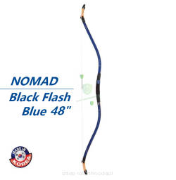 Łuk konny Nomad Black Flash Blue 48" FF+ 25#, 30#, 35#, 40#, 45#, 50#, 55#, łuk Carbon (niebieski)