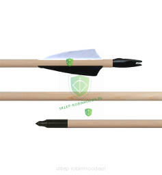 Strzała Cedrowa 8mm 75cm 5/16 SHIELD 3" 30-35#