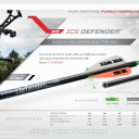 strzała Beman ICS DEFENDER Carbon 400 AAE Max STEALTH 2.7" - 12szt