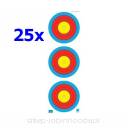 25x Tarcza papierowa 3x20cm bloczkowa 18m hala