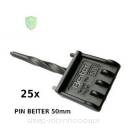 25szt PIN BEITER 50mm Piny do przypinania tarcz FITA i tarcz FIELD Hunter